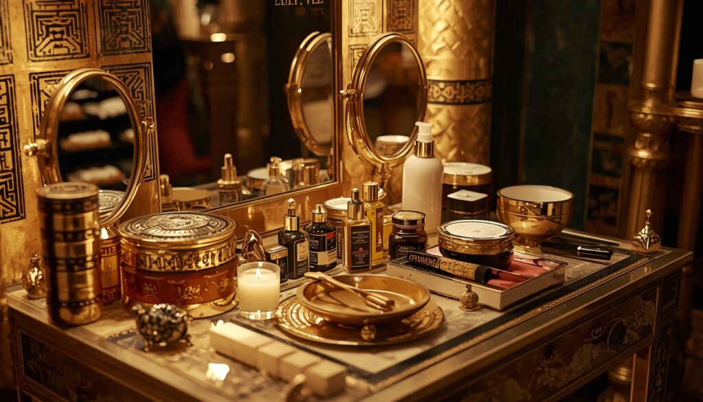 Ancient Egyptian perfume oils and aromas of Cleopatra featuring Myrrh and Frankincense