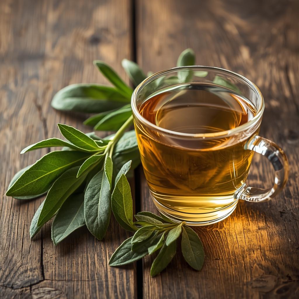 Fresh sage leaves and sage tea used as home remedies for smelly and sweaty feet.
