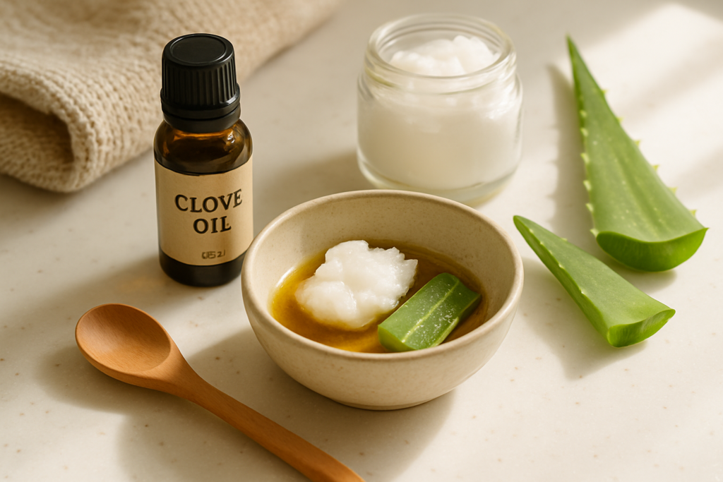 Homemade clove oil hair mask recipe for rapid growth