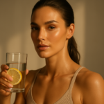 Aesthetic Weight Loss for Women: Before and after glowing transformation showing facial volume retention.