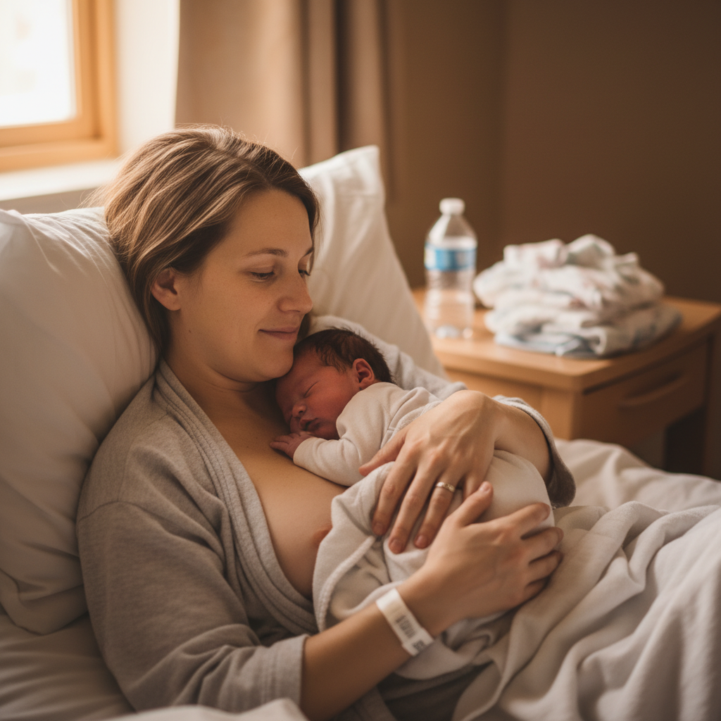 Postpartum recovery kit and healthy meal for the 2026 postpartum body-reboot and C-section recovery.