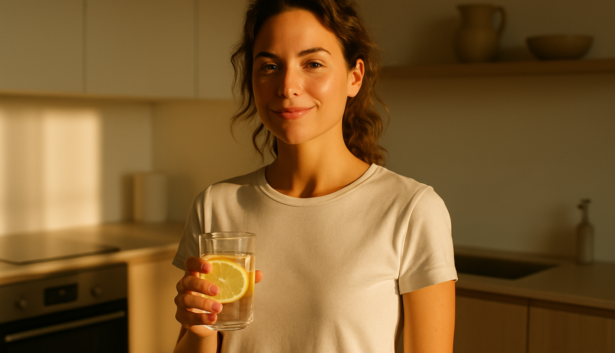 Confident young woman in an orange top showing energy and vitality for how to boost energy naturally for women 2026.