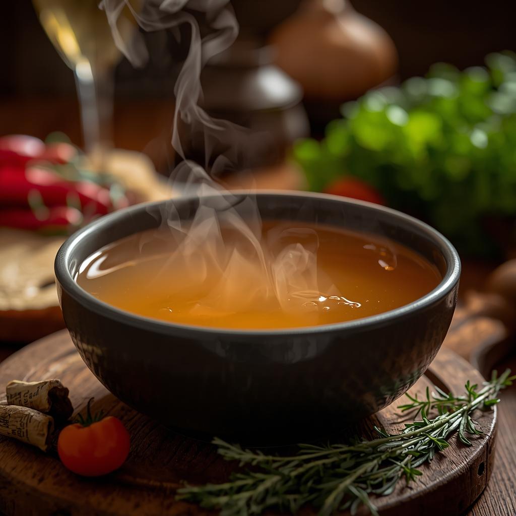 Warm bowl of bone broth representing how to increase energy levels naturally in 2026 through gut repair.