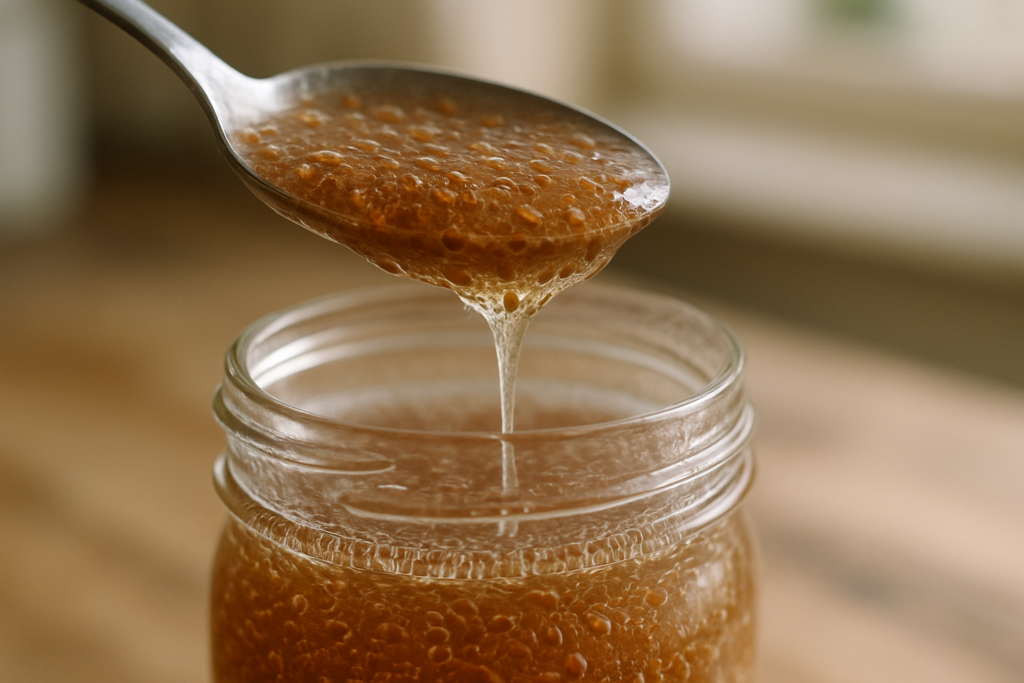 Step-by-step extraction process of flaxseed gel for face to achieve skin tightening