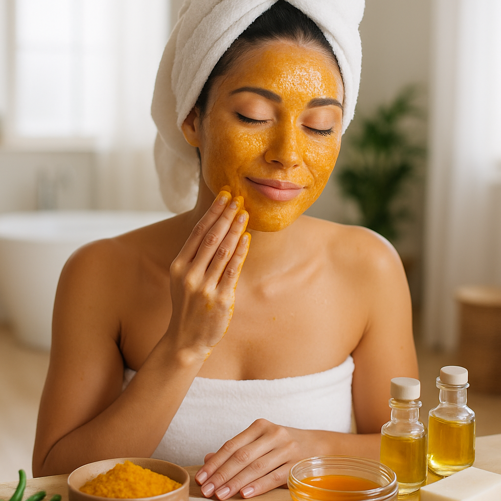 How to remove female facial hair naturally using turmeric and sugar paste