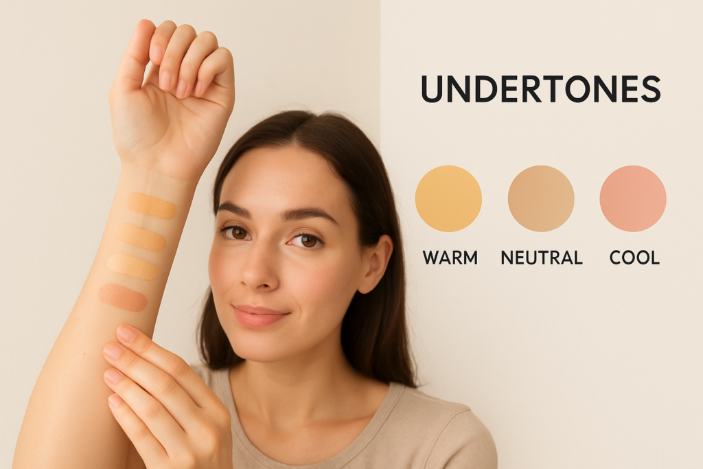 How to find your skin undertone for the best concealer for dark circles and acne