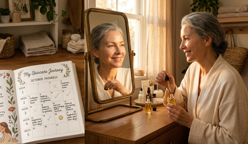 30-day challenge using a botox effect face mask recipe.