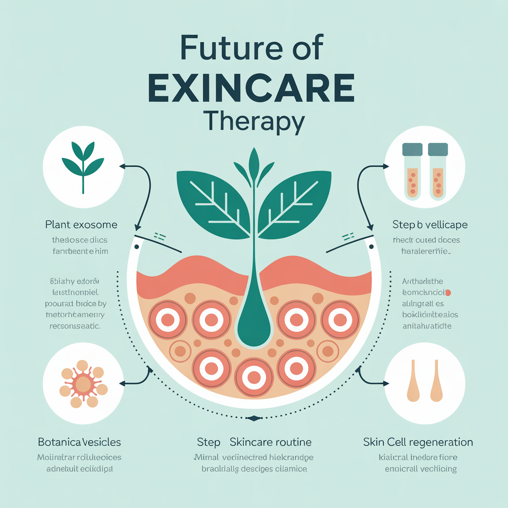 Woman with glowing skin after plant-based exosome therapy at home