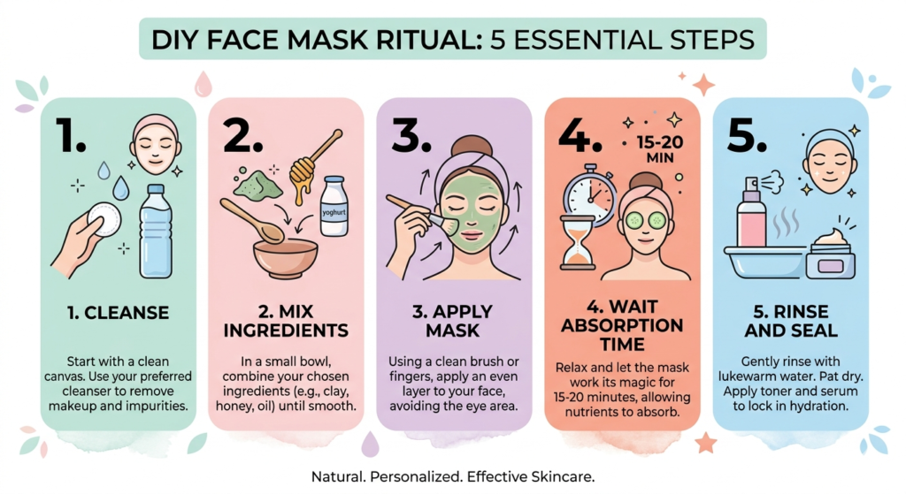 Infographic: The 5-Step Biohacking Application for Circadian Masking Ritual.