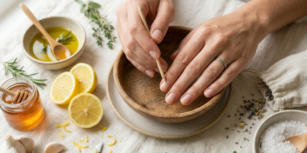 Proper cuticle care to protect the nail matrix and ensure healthy growth