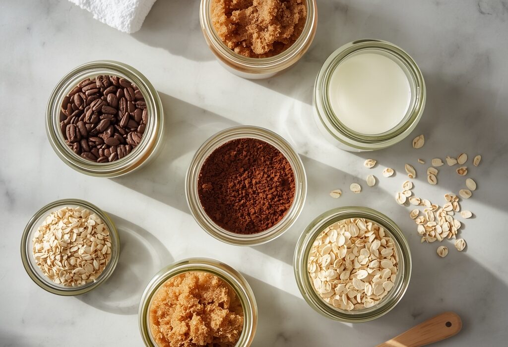 11 Best Homemade Body Scrub for Glowing Skin: Natural DIY Ingredients and Jars