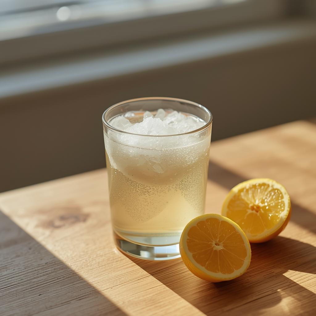 Alkalizing morning lemon water to get rid of bad breath and bitter taste