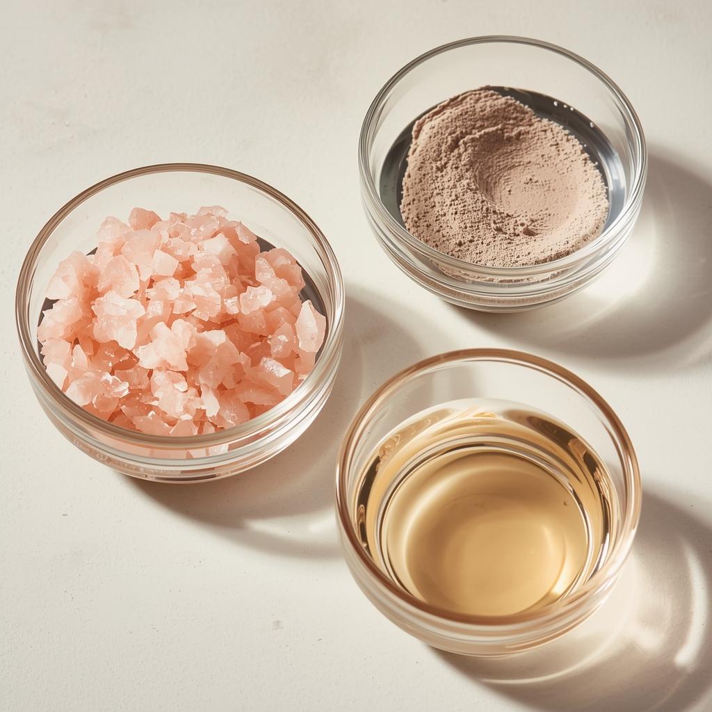 Himalayan salt and rose water biohack for home remedies for skin barrier restoration.