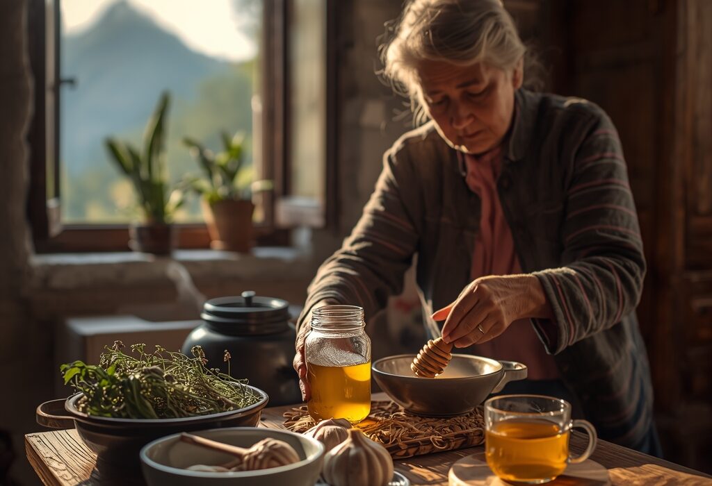 How to get rid of a cold fast at home naturally using traditional Rodope mountain herbs