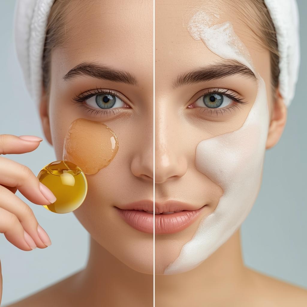 Step-by-step double cleansing method for skin barrier protection and lipid recovery.