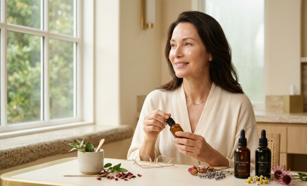 Holistic journey to 2026 vitality through self care rituals for stress relief and skincare.