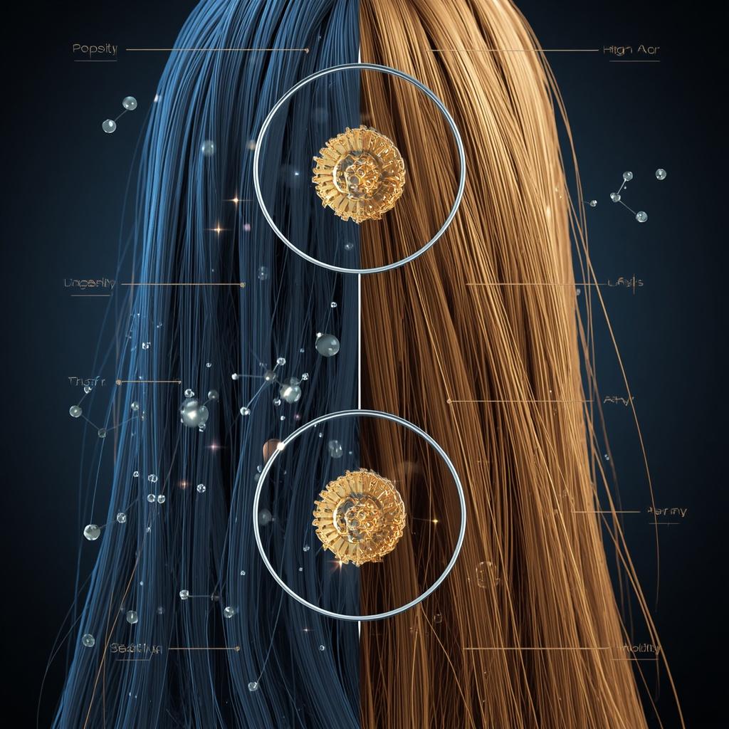 Ultimate guide to healthy strong and shiny hair using porosity balancing secrets for colored hair repair.