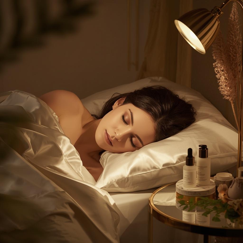 Best homemade routine to prevent eye aging by protecting skin overnight.