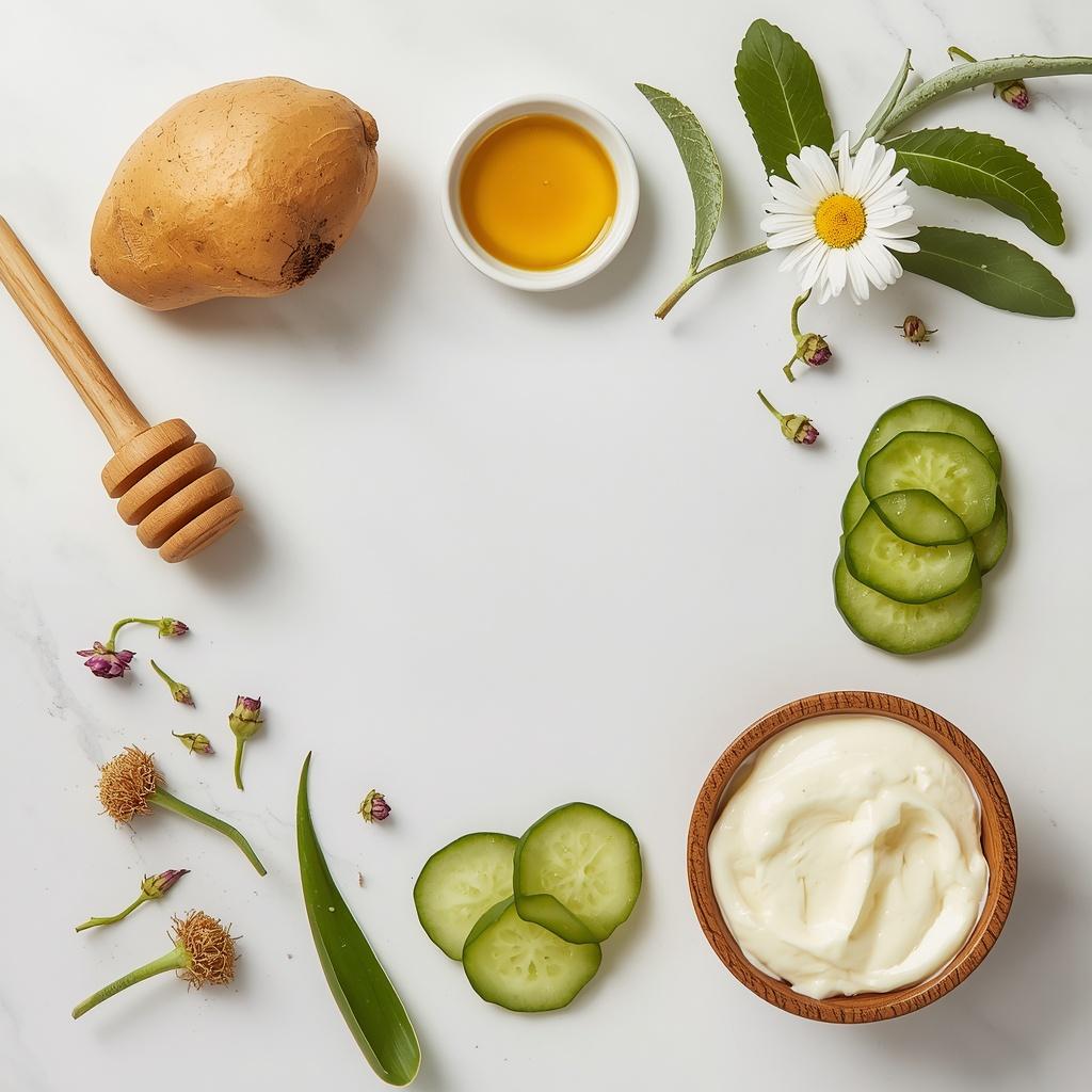 How to clear under eye puffiness safely using raw potato and honey masks.