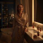 Ultimate Nighttime Skincare Routine for Busy Women showing a woman practicing self-care for glowing skin.