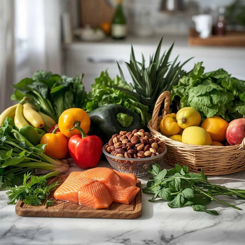 Grocery shopping blueprint for the Anti-Cellulite Diet Plan for Weight Loss.