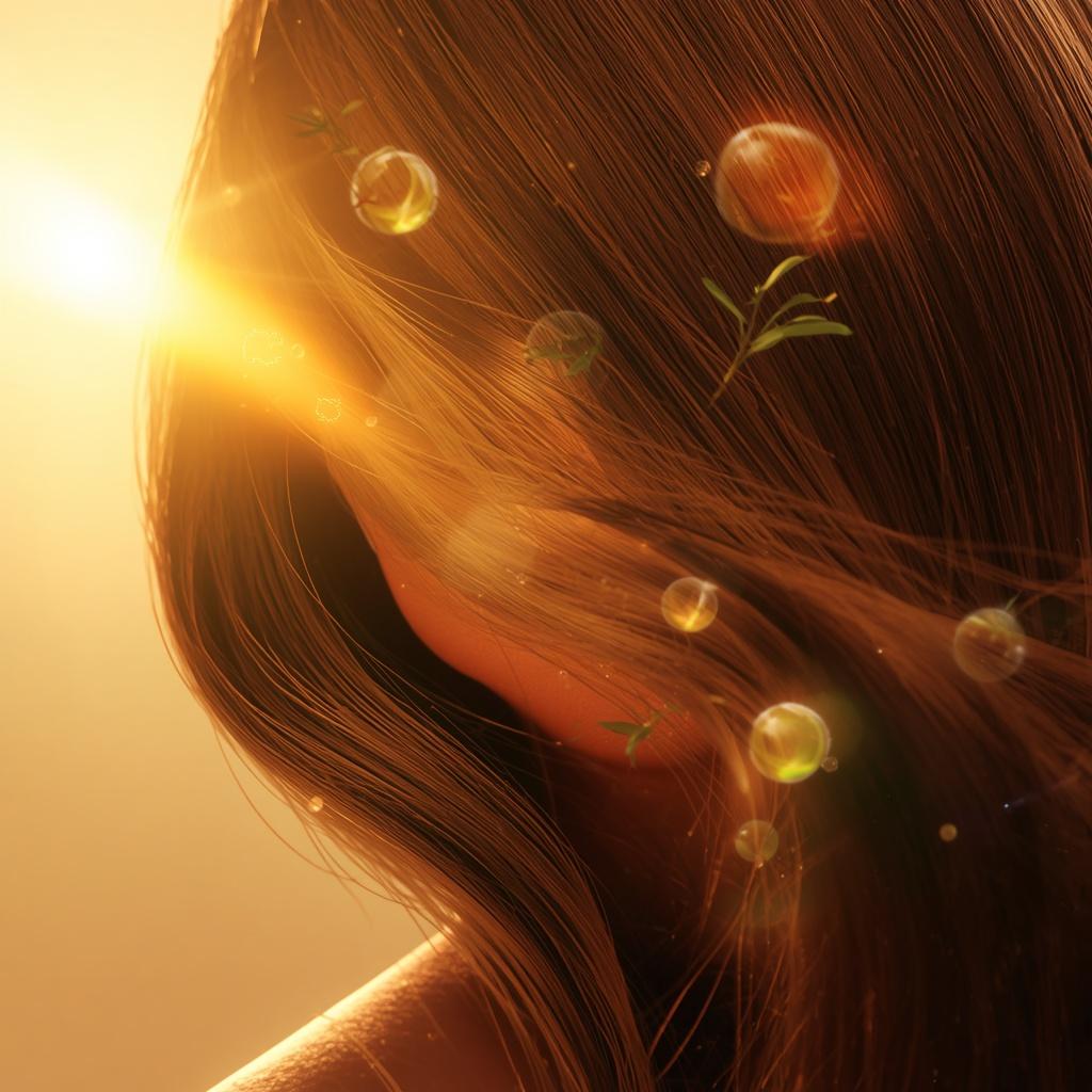 Best post color hair conditioning routine using camellia oil to stop lipid peroxidation.