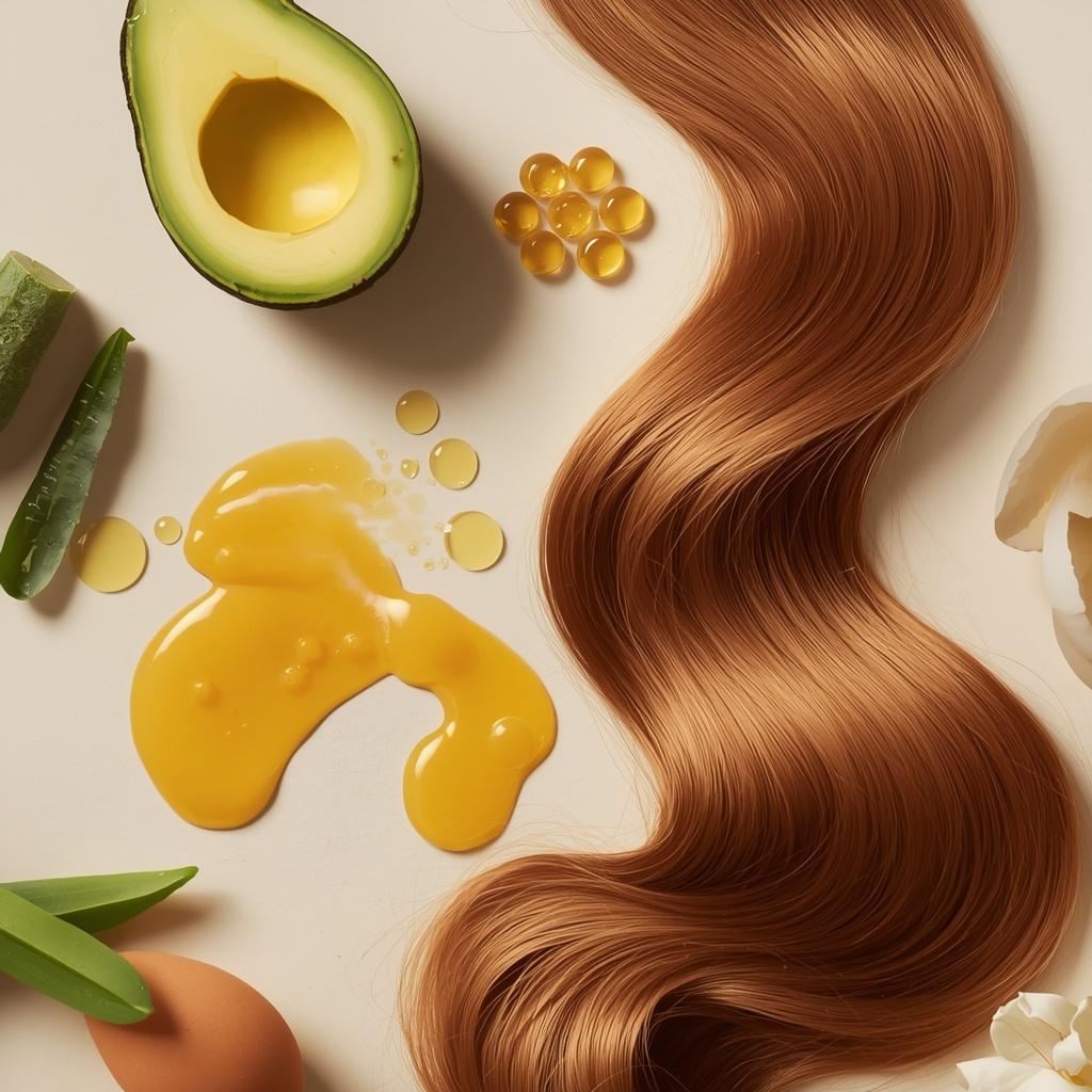 How to repair chemically damaged hair safely using raw egg lecithin and avocado oil.