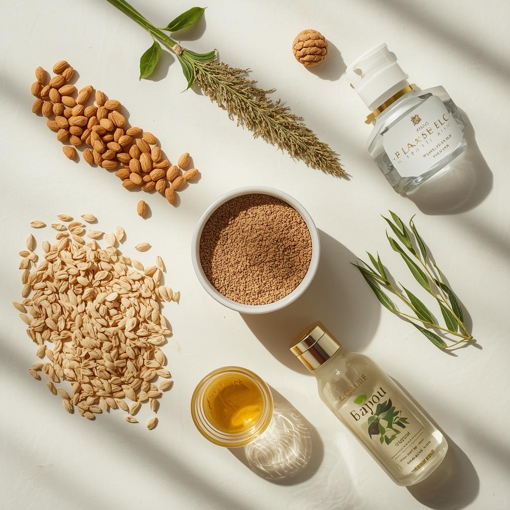 Using natural fenugreek seed mucilage as a weight distributor in protective braids.